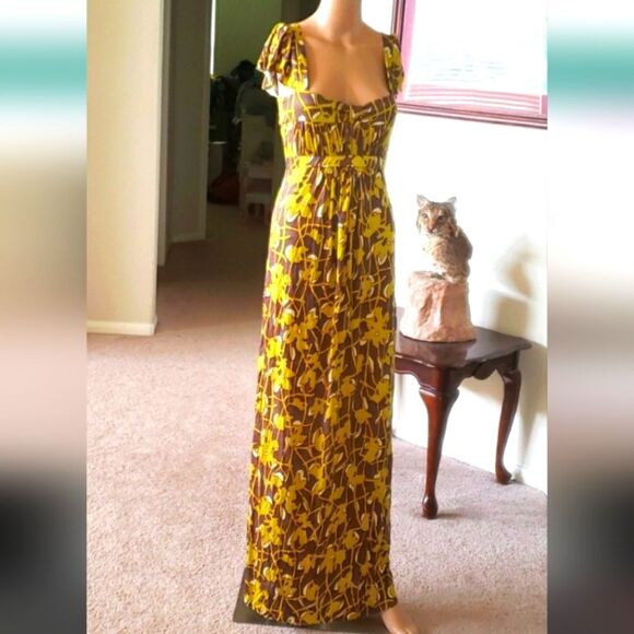 T-Bags Los Angeles Flutter Sleeve Empire Waist Soft Small - Picture 1 of 6